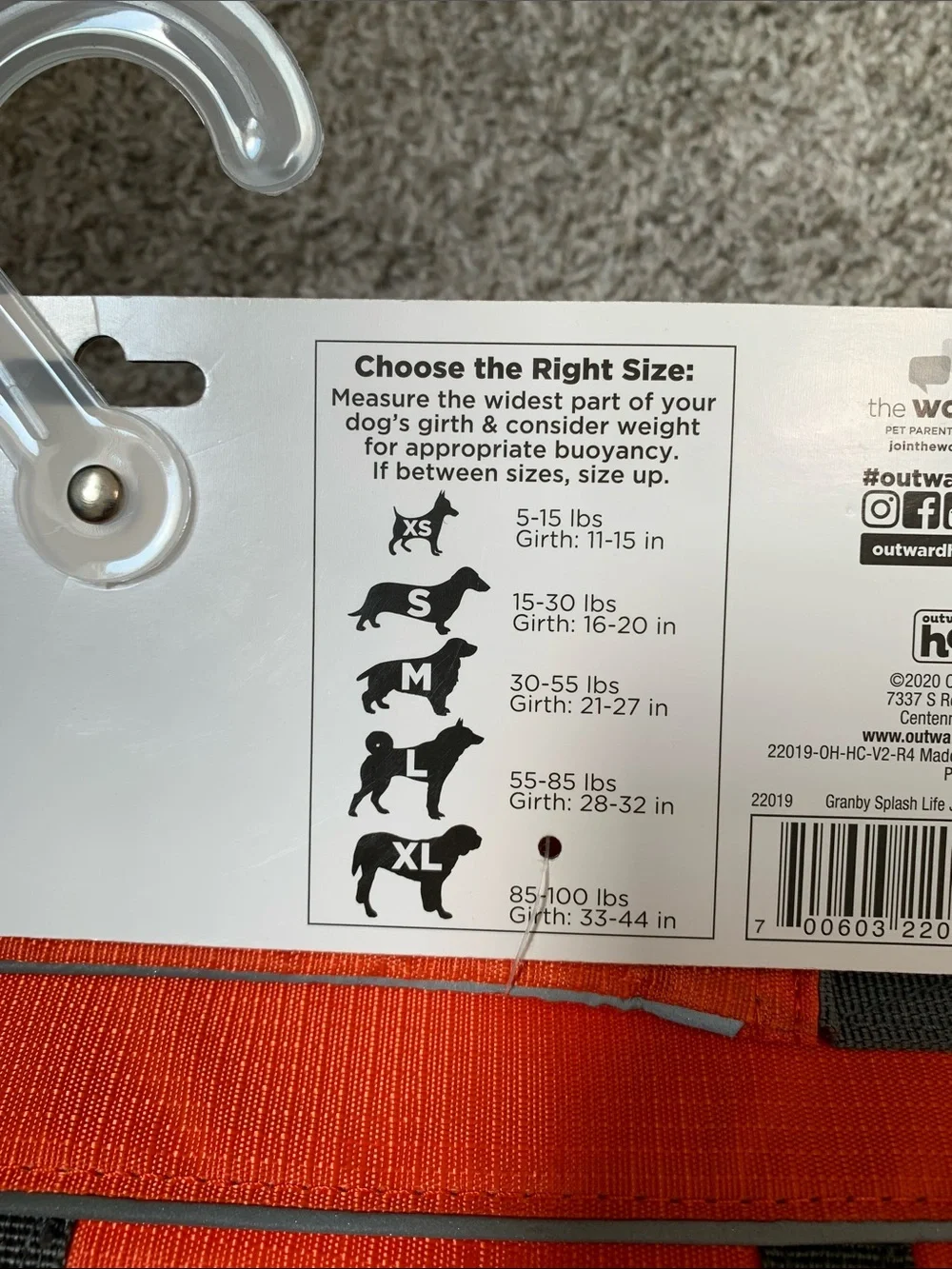 Outward Hound Granby Splash Life Jacket